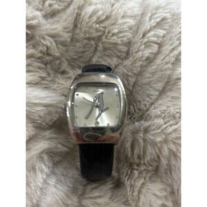 Avon 2008 Diamond Accent Initial V- Cuff Watch - Needs battery